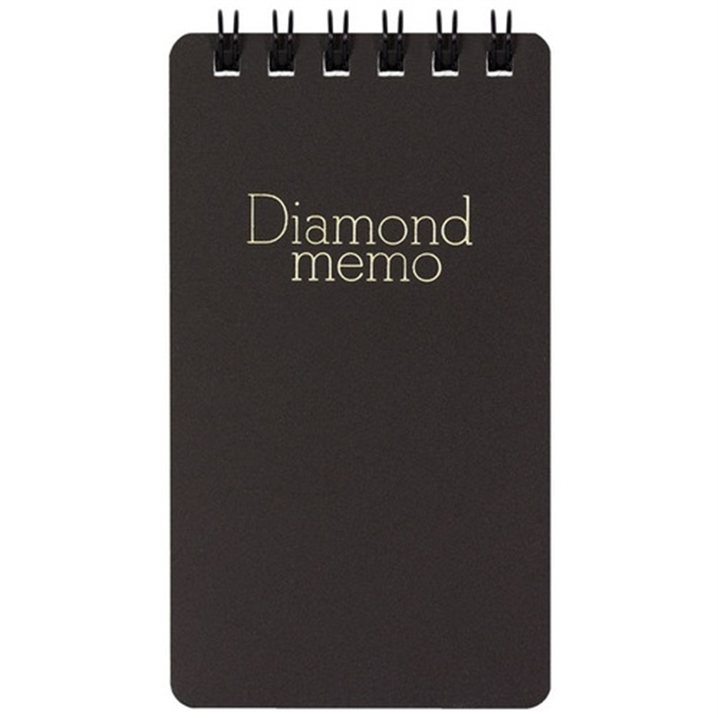 デザインフィル ダイヤメモ 19001-011 S 黒 1個（ご注文単位1個）【直送品】