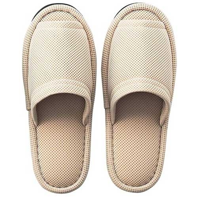 テンダイ ウォッシャブルメッシュスリッパ ベージュ 1個(ご注文単位1個)【直送品】