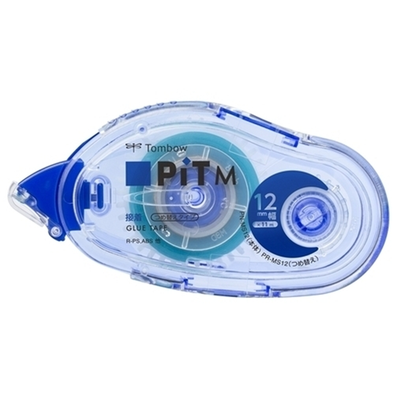 トンボ鉛筆 テープのり ピットテープM 本体 PN-MS12 1個（ご注文単位1個）【直送品】