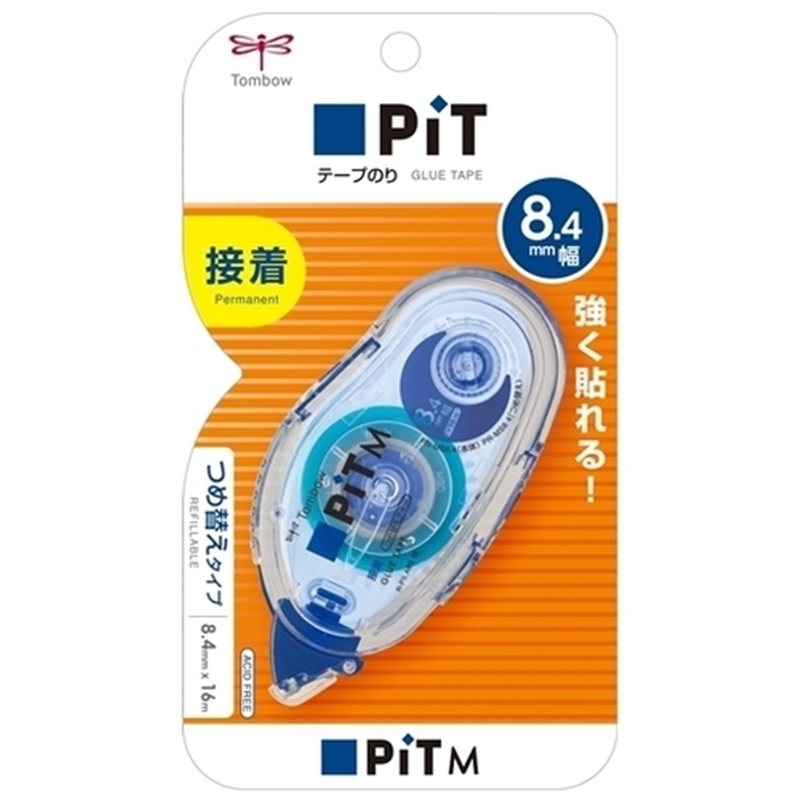 トンボ鉛筆 テープのり ピットテープM 本体 PN-MS8.4 1個(ご注文単位1個)【直送品】