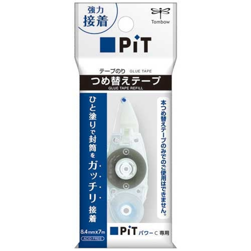 トンボ鉛筆 テープのり ピットパワーC 詰替 PR-CP 1個(ご注文単位1個)【直送品】