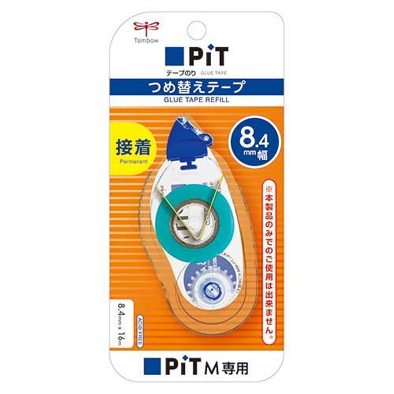 トンボ鉛筆 テープのりピットテープM詰替PR-MS8.4 10個/箱(ご注文単位1箱)【直送品】