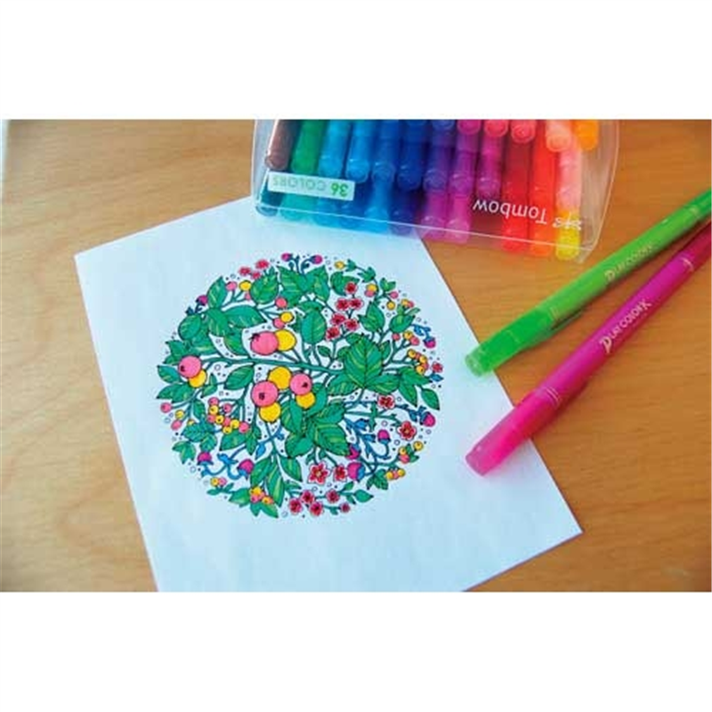 トンボ鉛筆 プレイカラーK 6色セットA GCF-611A 1個(ご注文単位1個)【直送品】