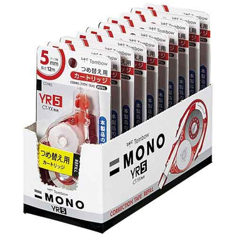 トンボ鉛筆 モノYX カートリッジ CT-YR5 10個/箱(ご注文単位1箱)【直送品】