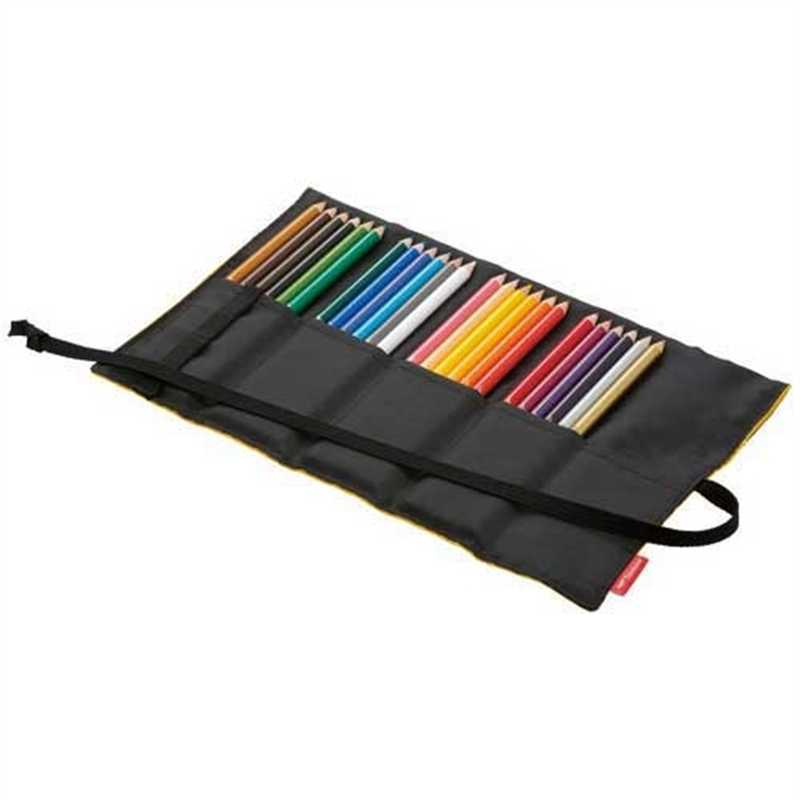 トンボ鉛筆 ロールケース入色鉛筆24色NQ CR-NQ24C 1個（ご注文単位1個）【直送品】