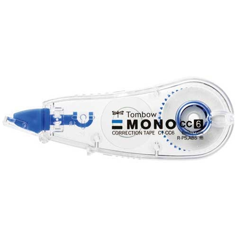 トンボ鉛筆 修正テープ モノCC 6mm CT-CC6 1個（ご注文単位1個）【直送品】