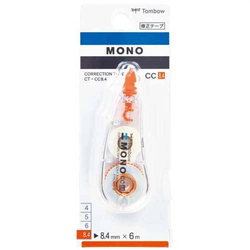 トンボ鉛筆 修正テープ モノCC 8.4mm CT-CC8.4 1個(ご注文単位1個)【直送品】