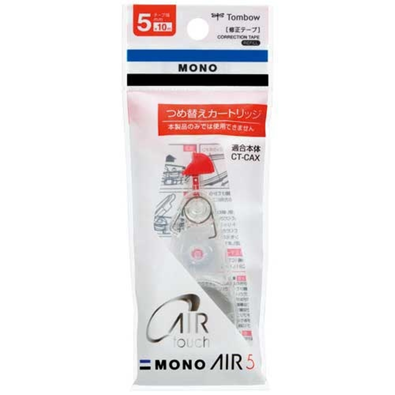 トンボ鉛筆 修正テープCT モノエアー5mm CT-CAR5 5個/箱(ご注文単位1箱)【直送品】