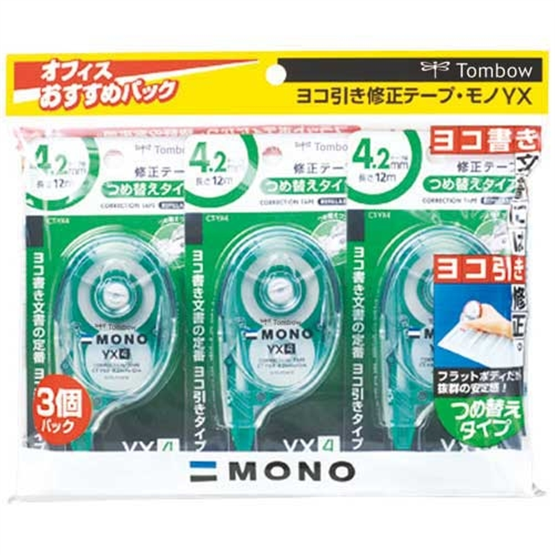 トンボ鉛筆 修正テープモノ YX43PKCC-344 1個（ご注文単位1個）【直送品】