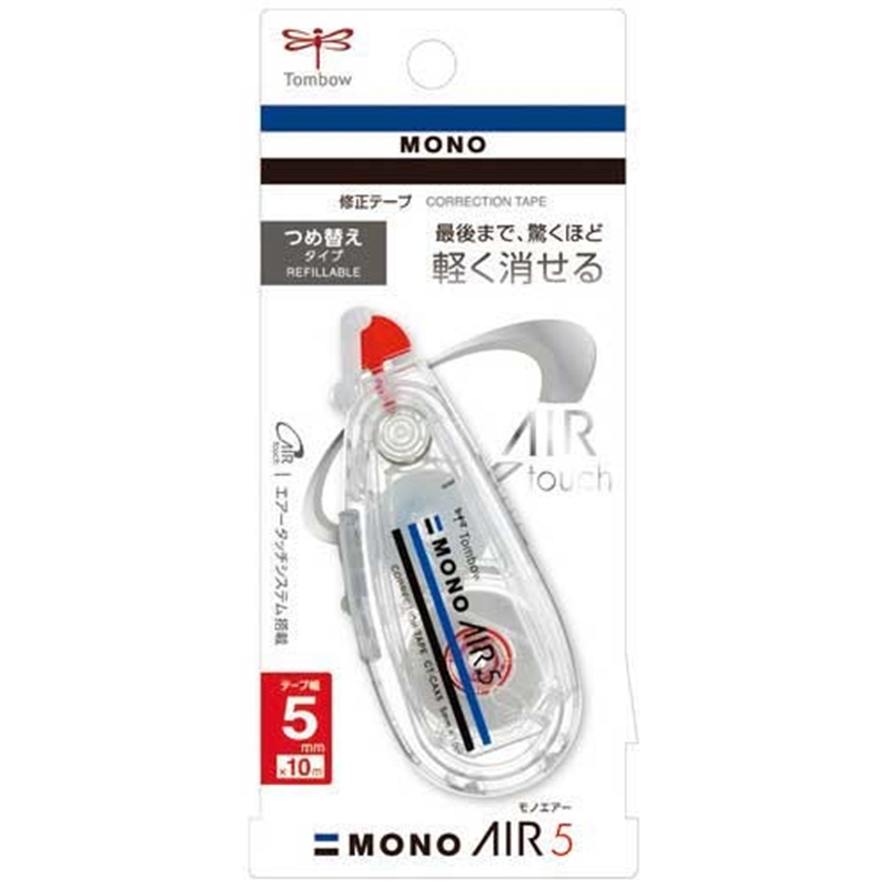 トンボ鉛筆 修正テープモノエアー本体5mm CT-CAX5 1個（ご注文単位1個）【直送品】