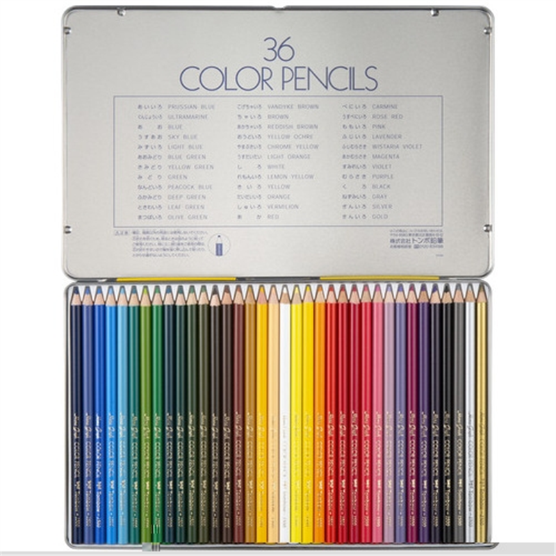 トンボ鉛筆 色鉛筆 CB-NQ36C 36色 缶入 1個(ご注文単位1個)【直送品】