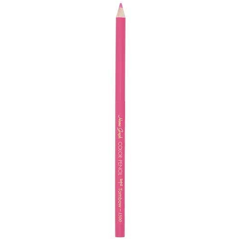 トンボ鉛筆 色鉛筆 単色 12本入 1500-22 桃 1個（ご注文単位1個）【直送品】