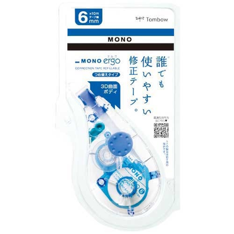 トンボ鉛筆 修正テープ モノエルゴN6 CT-YUXN6 1個(ご注文単位1個)【直送品】