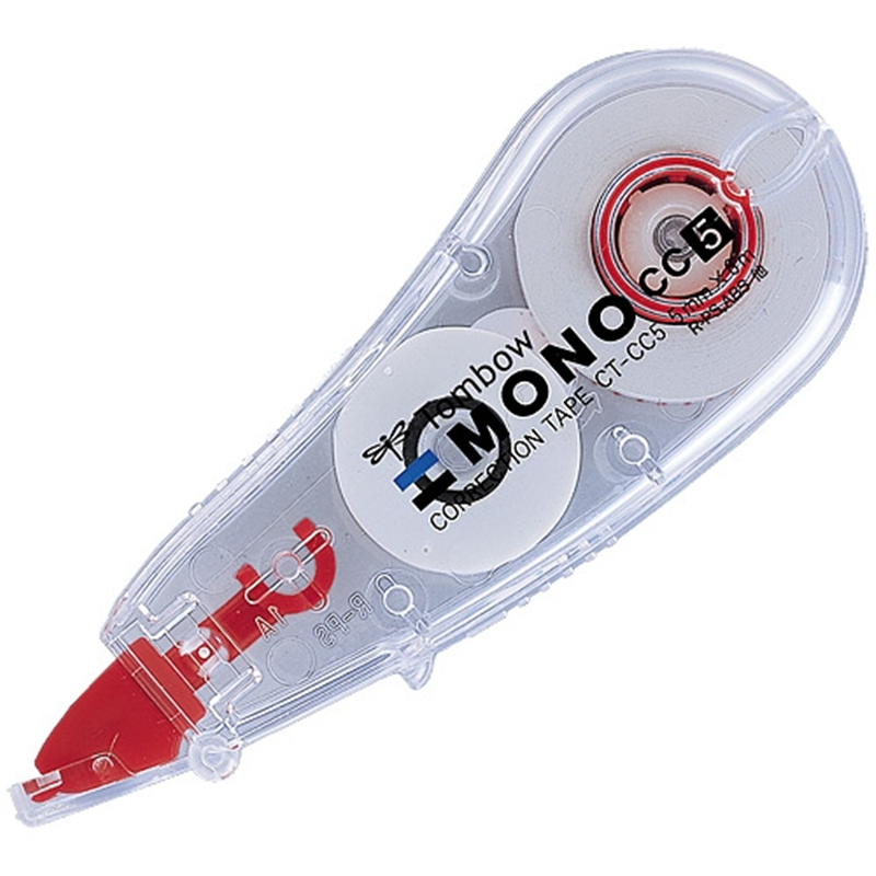 トンボ鉛筆 修正テープ モノCC 5mm CT-CC5 10個/箱(ご注文単位1箱)【直送品】