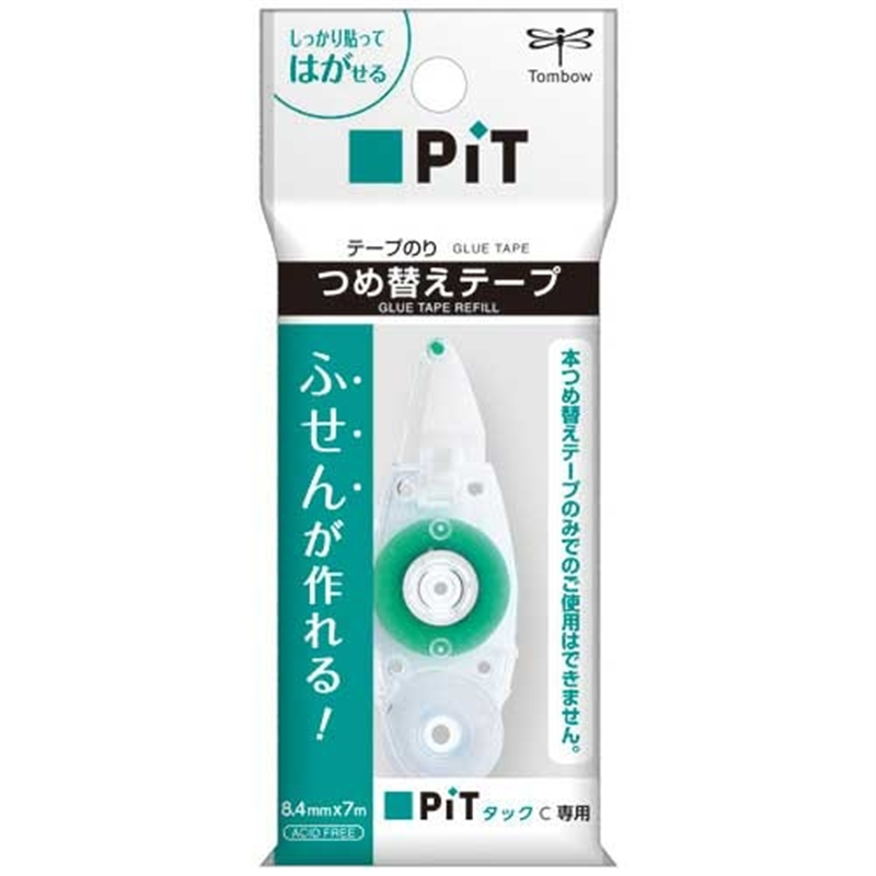 トンボ鉛筆 テープのり ピットタックC 詰替 PR-CK 1個(ご注文単位1個)【直送品】