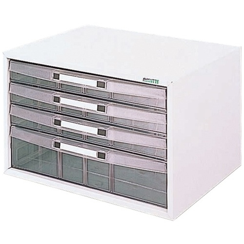 ナカバヤシ アバンテケースAL-W4W A4 浅型3段深型1段 1個（ご注文単位1個）【直送品】