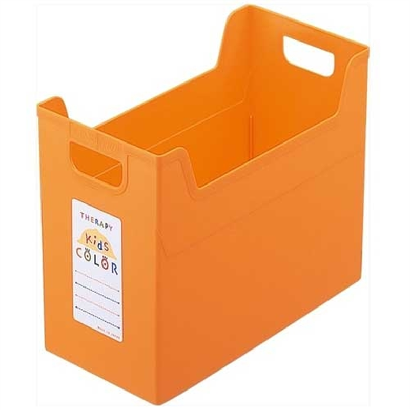 ナカバヤシ ファイルボックスワイド フボTCW4KO 橙 1個（ご注文単位1個）【直送品】
