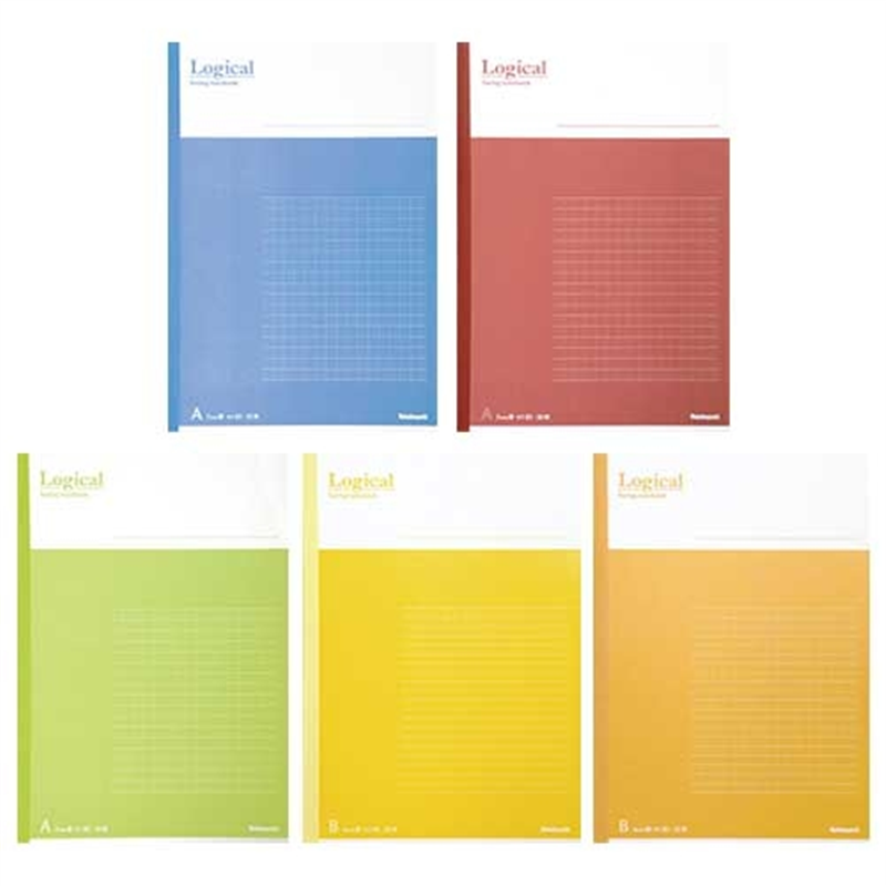 ナカバヤシ ロジカルノ-トセミB5 A罫5冊 ノ-B501A-5P 1個（ご注文単位1個）【直送品】