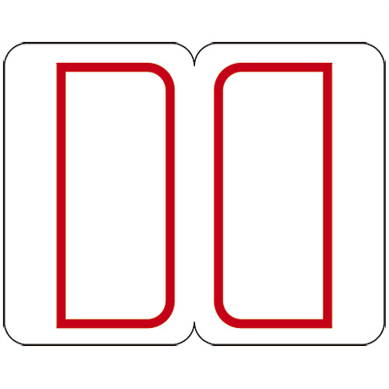 ニチバン PCインデックスラベル PC-132R 赤枠10冊 1個（ご注文単位1個）【直送品】