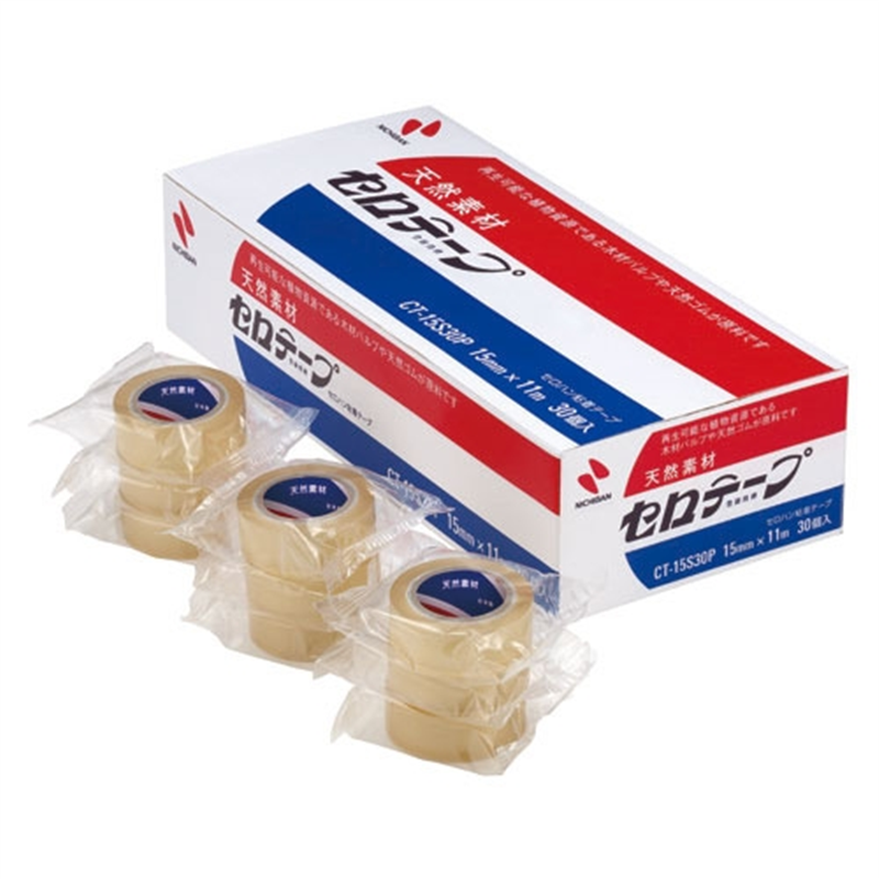 ニチバン セロテープ CT-15S30P 15mm×11m 30巻入 1個(ご注文単位1個)【直送品】