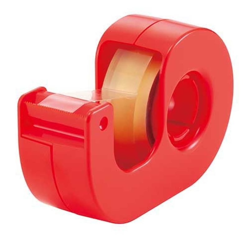 ニチバン セロテープ小巻カッター付 CT-12DCC 赤 1個(ご注文単位1個)【直送品】