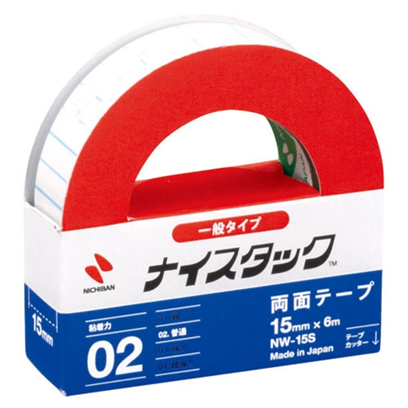 ニチバン ナイスタックTM NW-15S 15mm×6m 1個（ご注文単位1個）【直送品】