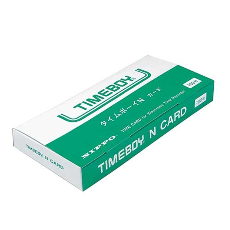 ニッポー タイムレコーダー タイムボーイ Nカード 1個(ご注文単位1個)【直送品】