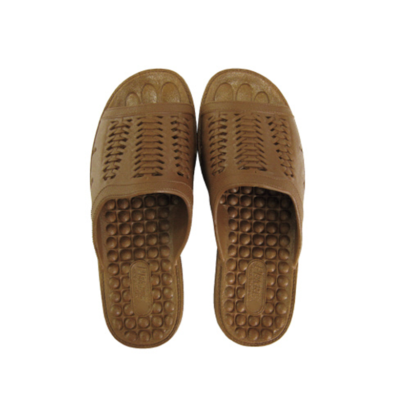 ニッポンスリッパ 成型サンダル 紳士用 L ブラウン 10足組 1個（ご注文単位1個）【直送品】