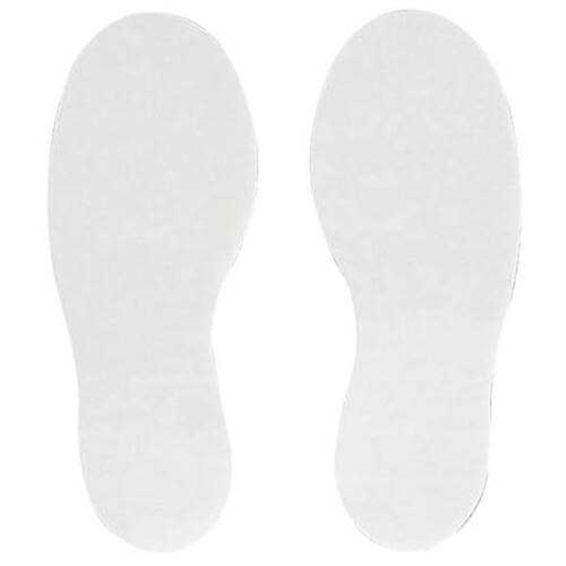 ニトムズ officeサイン 足型 白 左右 1セット 1個（ご注文単位1個）【直送品】