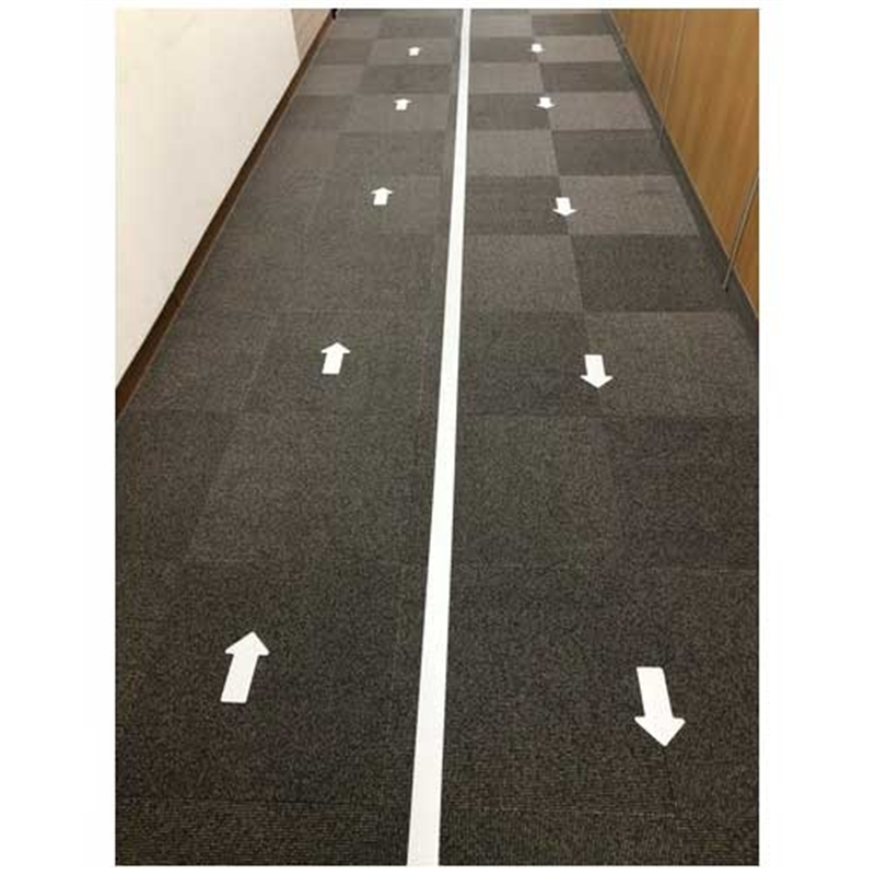 ニトムズ officeサイン 矢印 白 2枚 1個（ご注文単位1個）【直送品】