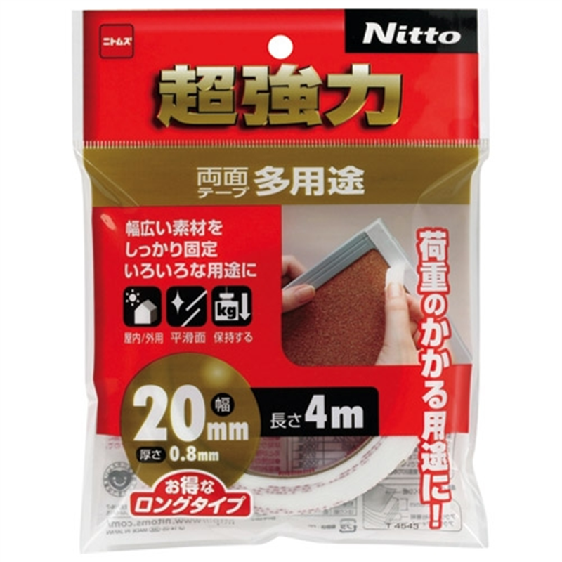 ニトムズ 超強力両面テープ 多用途 T4543 1個（ご注文単位1個）【直送品】