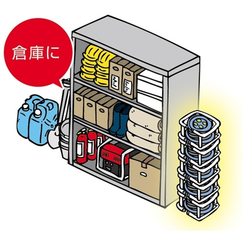 ハタヤリミテッド 段積みリール コードタイプ標準型 DSS-30 1個（ご注文単位1個）【直送品】