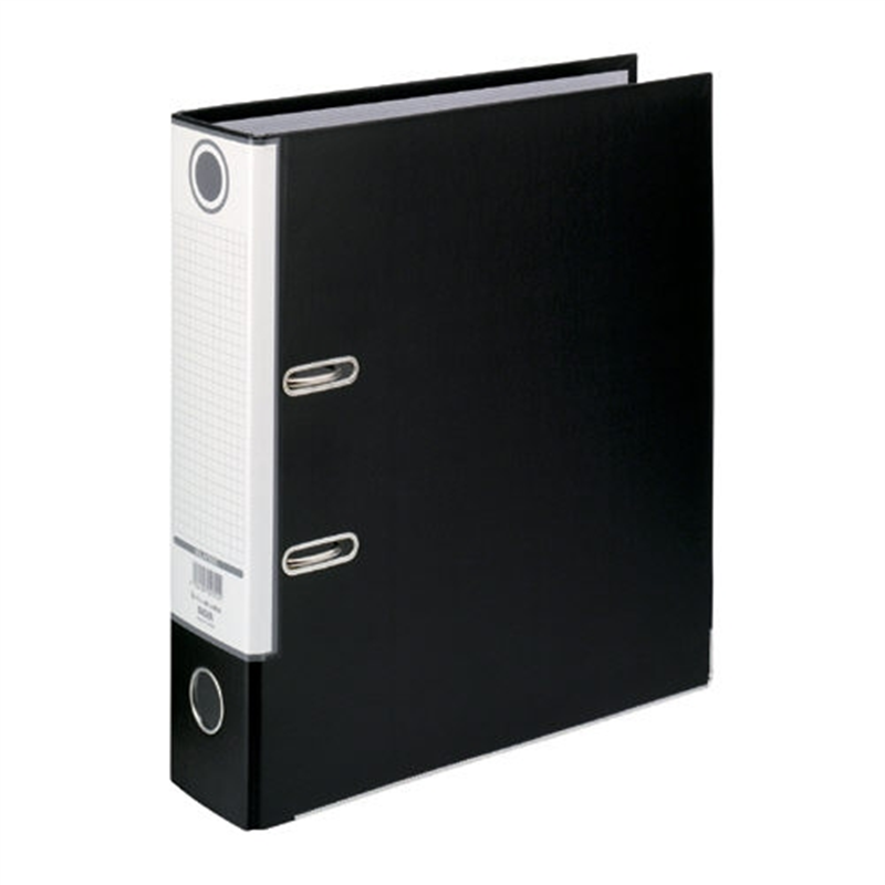 ハピラ レバー式アーチファイル SGLAF8 A4S 80mm黒 1個（ご注文単位1個）【直送品】