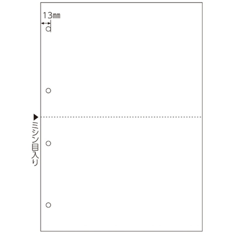ヒサゴ プリンター帳票 BP2003WZ A4 白/2面 2400枚 1個（ご注文単位1個）【直送品】