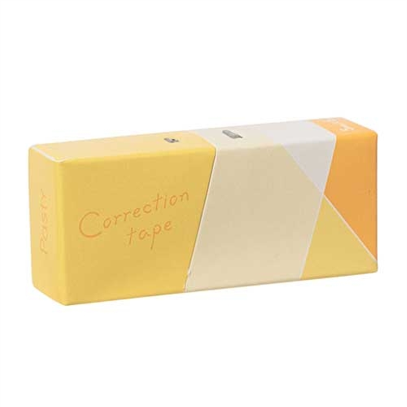 プラス Pasty紙ケース入使い切り黄 WH-2005-P 1個（ご注文単位1個）【直送品】