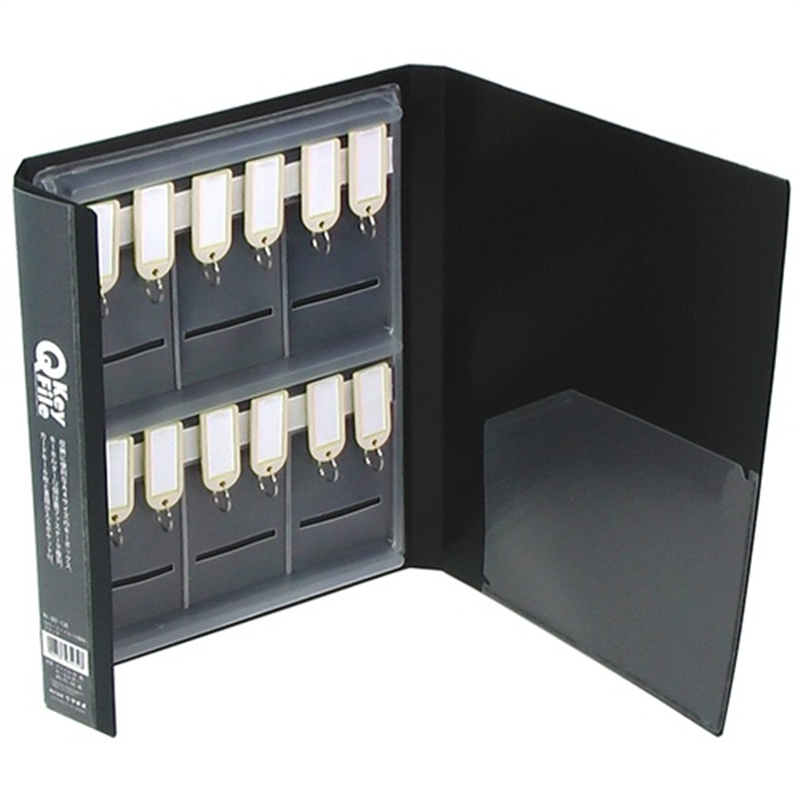 ベッセル Qキーファイルブラック QKF-12B 1個（ご注文単位1個）【直送品】