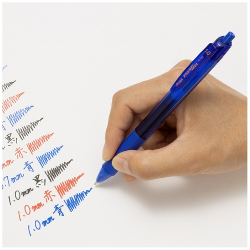 ぺんてる エナージェル・エス BL130-C 青 1.0 1個（ご注文単位1個）【直送品】