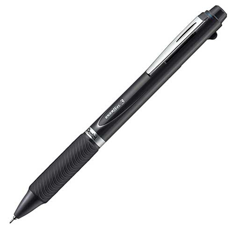 ぺんてる エナージェル3色BP0.5 Dグレー BLC35N 1個（ご注文単位1個）【直送品】