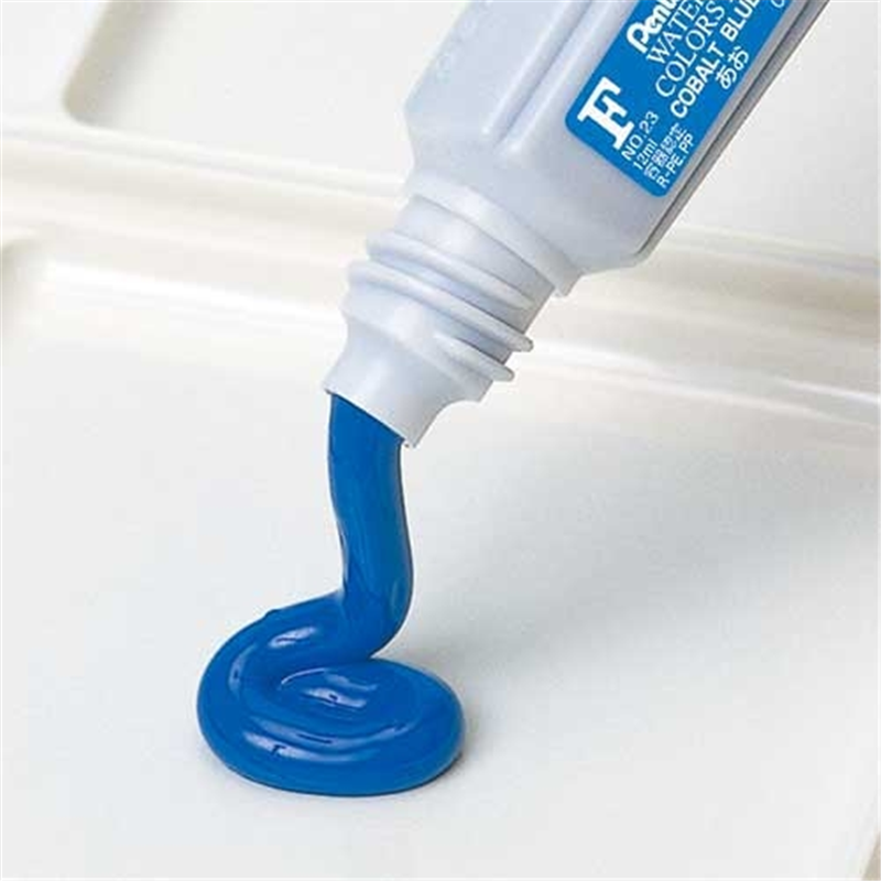 ぺんてる エフ水彩 ポリチューブ WFCT01 レモン 1個(ご注文単位1個)【直送品】