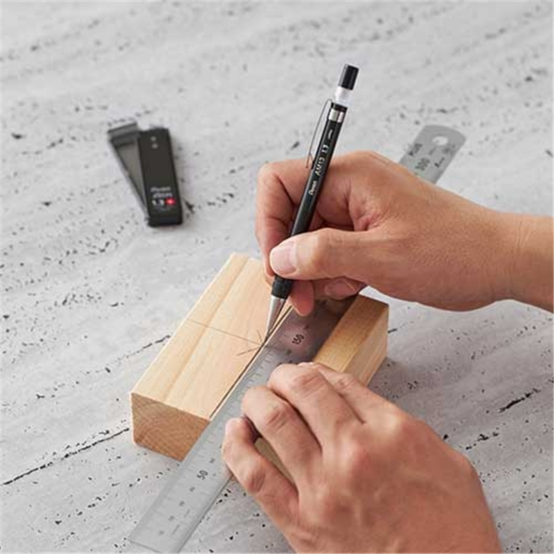 ぺんてる シャープペンシルAMAIN1.3mmモスグリーン軸 1個（ご注文単位1個）【直送品】