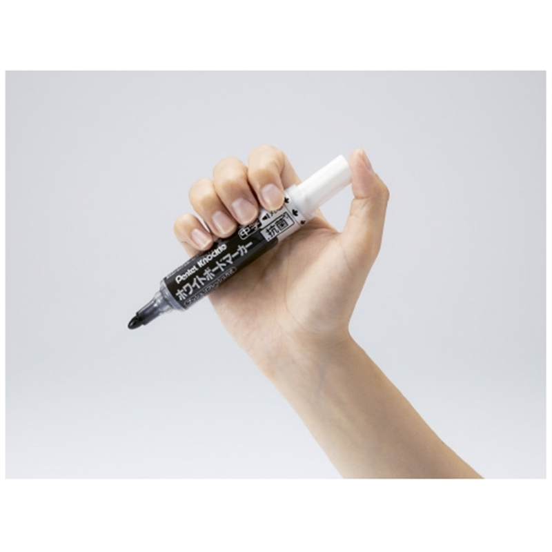 ぺんてる ノックル中字 抗菌 黒 EMWLM-AKMOS 1個(ご注文単位1個)【直送品】