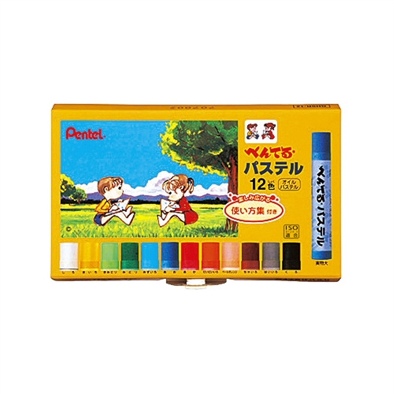 ぺんてる パステル GHSR-12 12色セット 1個（ご注文単位1個）【直送品】