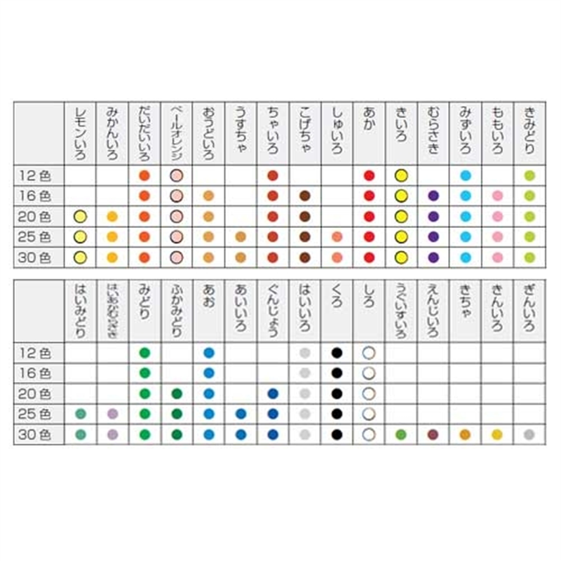 ぺんてる ぺんてるくれよん PTCR-30 30色セット 1個(ご注文単位1個)【直送品】