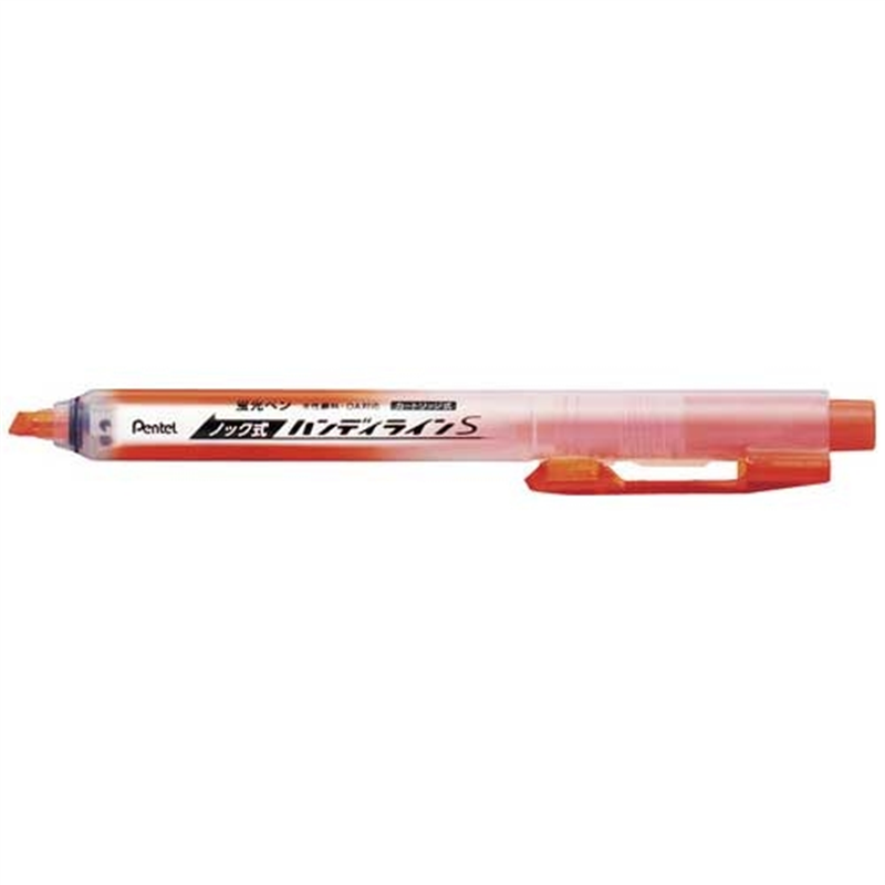 ぺんてる 蛍光ハンディラインS オレンジ SXNS15-F 1個（ご注文単位1個）【直送品】