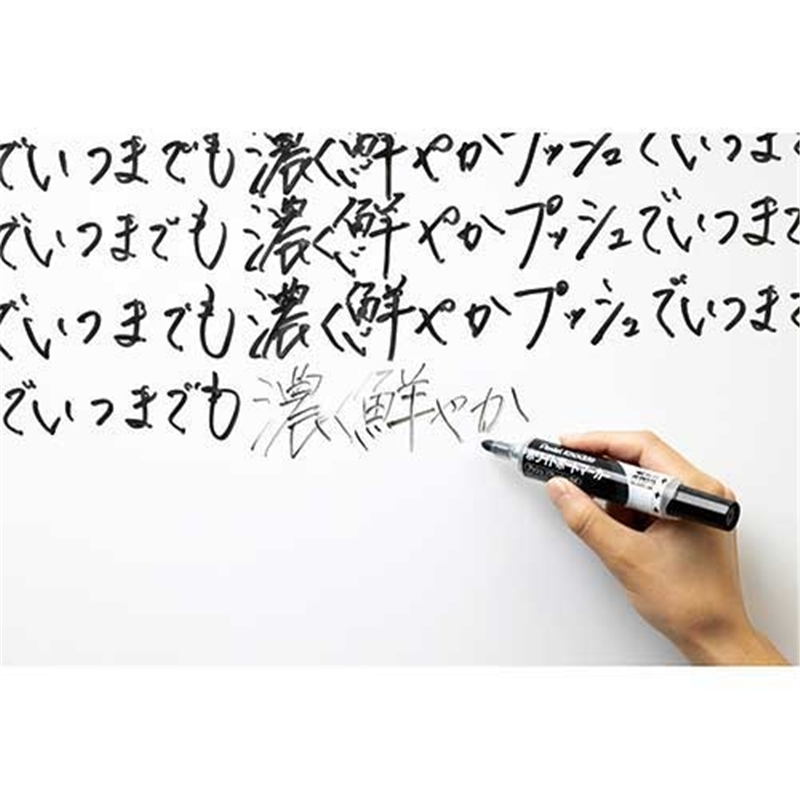 ぺんてる ノックル 太字丸芯 黒10本 EMWL5W-A10 1個（ご注文単位1個）【直送品】