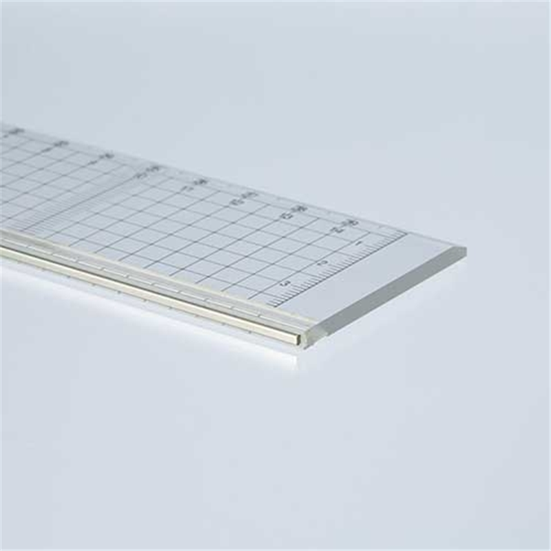 マービー 方眼カッティング定規滑止付40cm 014-0164 1個（ご注文単位1個）【直送品】