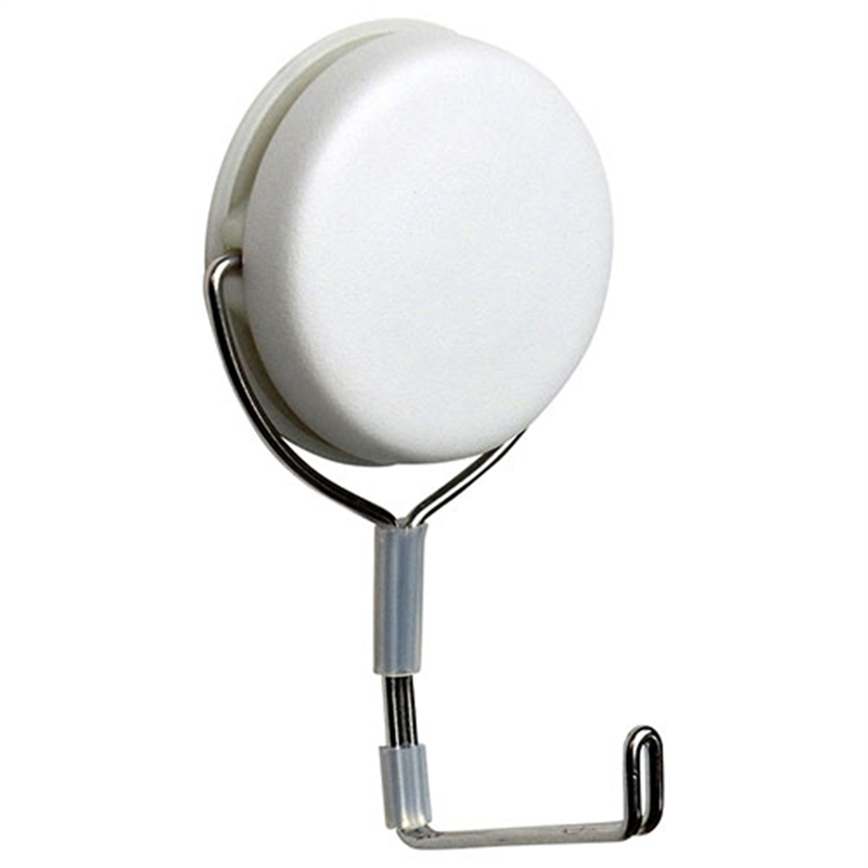 ミツヤ 強力マグネットフックMKY-5-WH 白 5kg 1個（ご注文単位1個）【直送品】