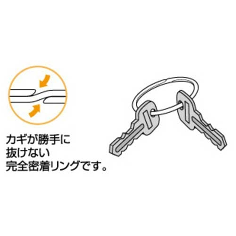 ミツヤ キーリング KR-1P No.1 4個/箱(ご注文単位1箱)【直送品】