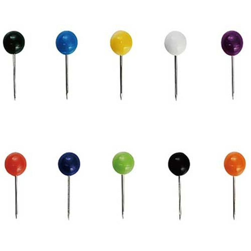 ミツヤ マップピン MP-6 10色込 約70個/箱(ご注文単位1箱)【直送品】