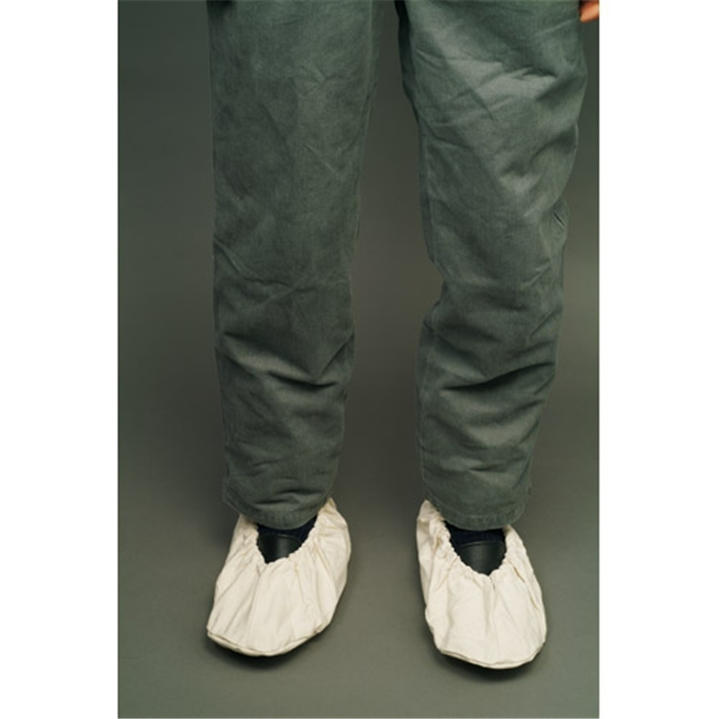 ミドリ安全 帆布靴カバー白 1個(ご注文単位1個)【直送品】